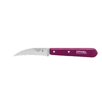 Opinel 001924 - 7cm Stainless Steel Curved Vegatable Knife (Plum Handle)