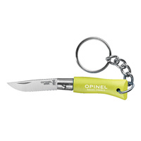 Opinel 002271 - 3.5cm Stainless Steel Keyring Knife, No 2 (Anise Yellow Handle)