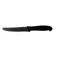 Maserin 0BA631214 - 11cm Stainless Steel Round Steak Knife, Set of 6 (Santorpene Handle)