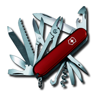 Victorinox 1.3773 - Handyman Ultima Pocket Knife with 24 Functions (Red)