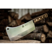 Victory Knives 222922120WD -  5.5mm x 22cm  'The Tattooed Butcher' Cleaver (Wood Handle)