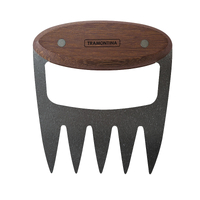 Tramontina 2283100 -  Barbecue Claws Black Churrasco (Wood Handle)