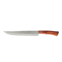 Tramontina 22868110 - 25cm Nomade Stainless Steel Churrasco Butchers  Knife (Wood Handle)