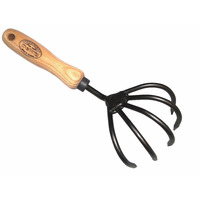 Dewit 3044  - 140mm 5 Tine Cultivator (Ash Wood Handle)
