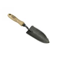 DeWit 3344  - 60mm Welldone Serrated Trowel (Ash Wood Handle)