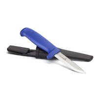 Hultafors 380060  - 208mm Stainless Steel Craftsman Knife RFR (Blue Plastic Handle)