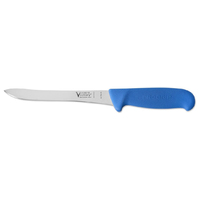 Victory Knives 551218200BLUE - 1.5mm x 18cm Stainless Steel Superflex Thin Filleting Knife (Blue Progrip Handle)