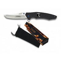 Albainox AL18322  - Tokisu 9.5cm Carbon Steel Folding Knife (G10 Handle)