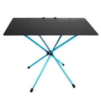 Helinox HX13889 - Cafe Table (wide Black with Cyan Blue Frame)