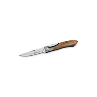 Maserin M273LG - 80mm Stainless Steel Trigger Line Knife (Walnut Handle)