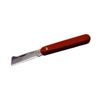 Maserin M3005 - 7cm Carbon Steel Budding Knife, Folding (Red Plastic Handle)