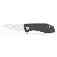 Maserin M377G10N - 17cm M390 Bohler Stainless Steel Folding Knife (Black G10 Handle)