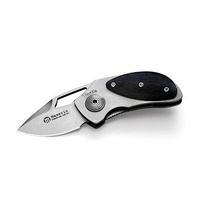 Maserin M433EB - 10cm Stainless Steel Turtle Knife (Ebony Wood Handle)