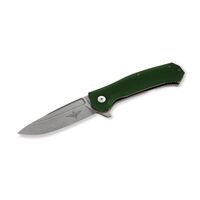 Maserin M680G10V - 110mm Stainless Steel Police Folding Knife (Green Handle)