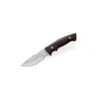 Maserin M986SA - 100mm Stainless Steel Outdoor Knife (Pao Santos, Olive Wood with Sheath)