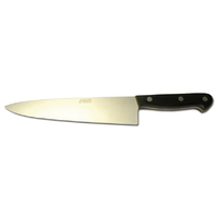 MAM_539 - 230mm Stainless Steel Professionals Cooks Knife (Full Tang Black Handle)