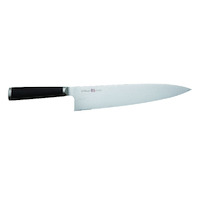 Shikisai Miyako MIYGyoto240 - 240mm Stainless Steel, Shikisai Gen Chefs Knife (Dark Brown Laminted Wood Handle)