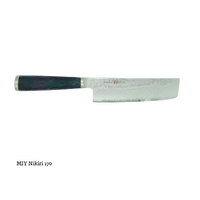 Shikisai Miyako MIYNakiri170 - 170mm Stainless Steel Nakiri Multifunction Knife (Laminated Wood Handle)