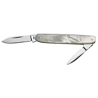 Taylor's PC2370-MOP - 70mm Stainless Steel Lady/Gentleman's Twin Bladed Pen Knife (Mother of Pearl Handle)