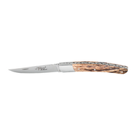Robert David RDT0211CER - 11cm Stainless Steel Thiers Folding Knife (Stag Horn Bolster Handle)