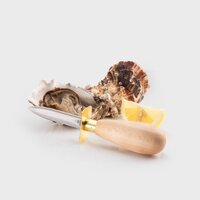 Taylor's SH3833 - 7cm Oyster Shucking Knife (Beech Handle)