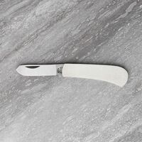 Taylor's SH4412NS - 7cm Stainless Steel Castrating Pocket Knife (Nickel/Silver Handle)