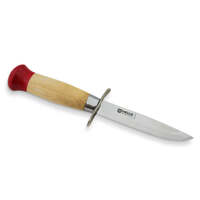 Helle SpeiderPike - 90mm Sandvik 12C27 Stainless Steel Knife (Birch Handle with Leather Sheath)