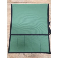 Tawonga TAWCLGREEN - Large Green Canvas, 5 Knife Wrap
